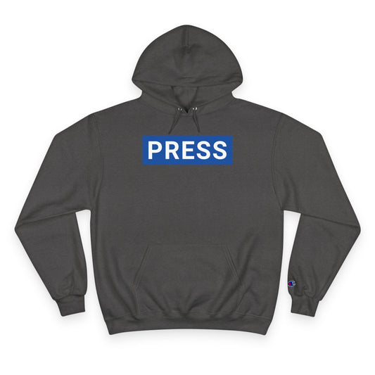 PRESS (Royal Blue & White) Champion Hoodie